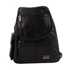 LeMonde Genuine Leather Nappa Backpack - Black