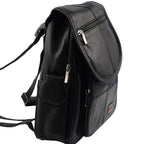 LeMonde Genuine Leather Nappa Backpack - Black