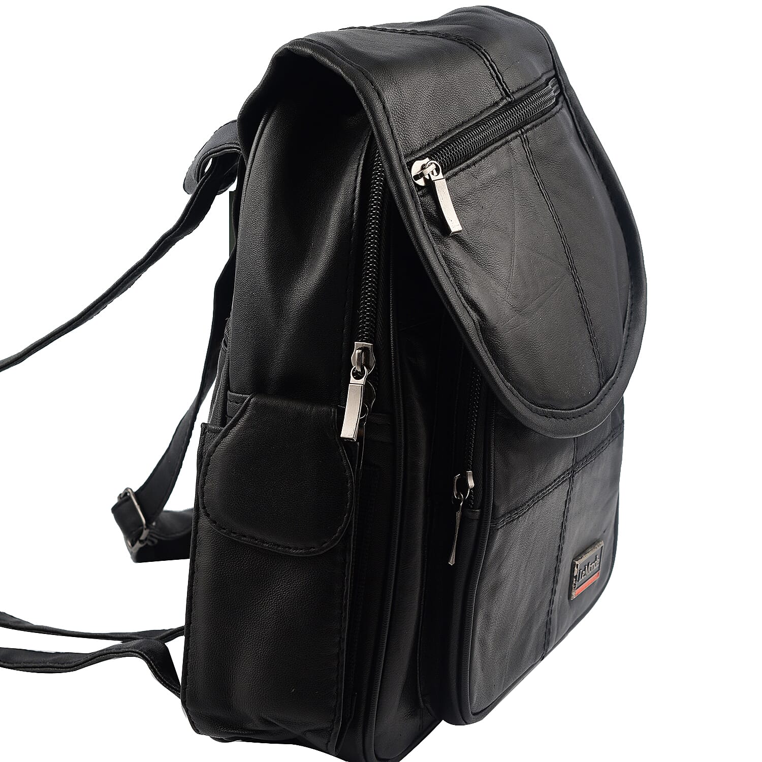 LeMonde Genuine Leather Nappa Backpack - Black
