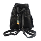 LeMonde Genuine Leather Nappa Backpack - Black
