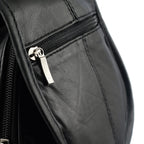 LeMonde Genuine Leather Nappa Backpack - Black