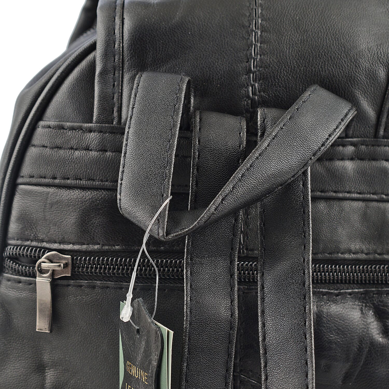 LeMonde Genuine Leather Nappa Backpack - Black