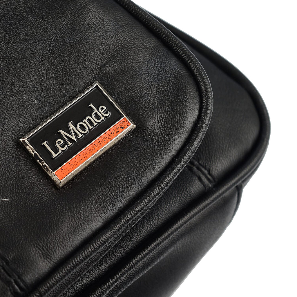 LeMonde Genuine Leather Nappa Backpack - Black