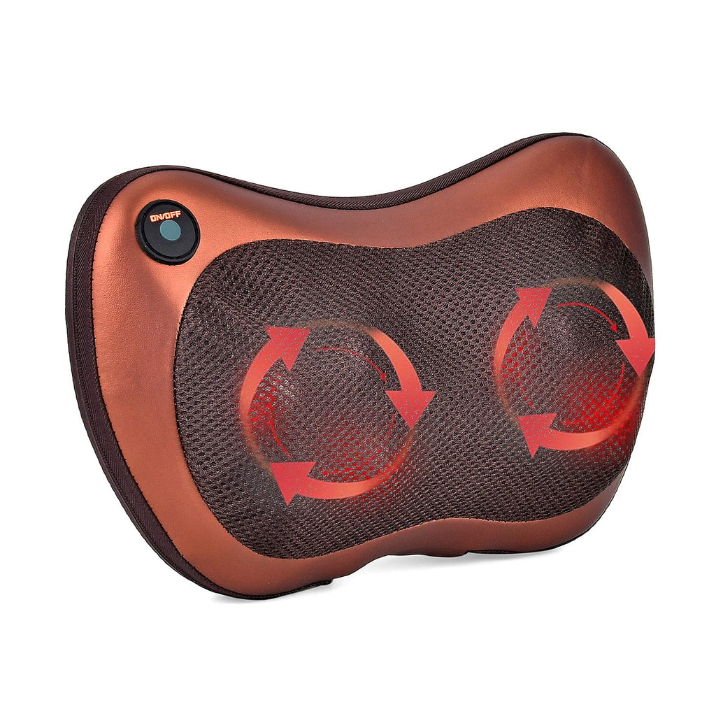 Soul Smart Neck Shaitsu Massager with Car Adaptor (Size 31x11 cm) - Brown