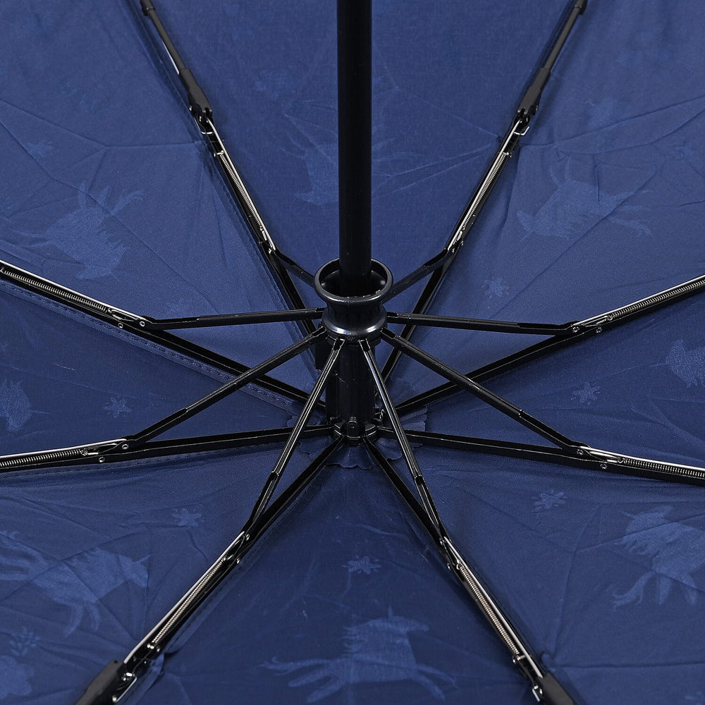 Colour-Changing Unicorn Print Umbrella - Navy