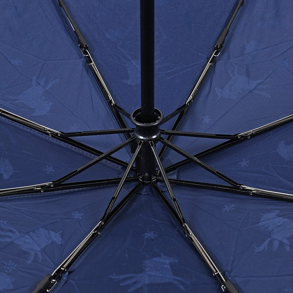 Colour-Changing Unicorn Print Umbrella - Navy
