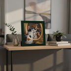 DIY 169-Piece 3D Photo Frame Jigsaw Puzzle - The Royal Cat (Parody of The Spanish Wedding)