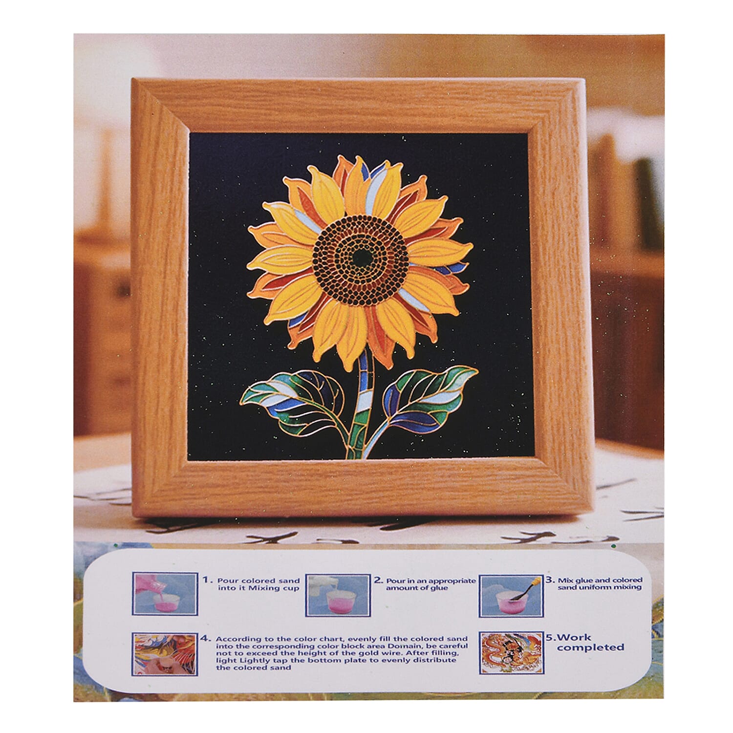 Picture Frame (Size - One Size) - Multi Color & Brown