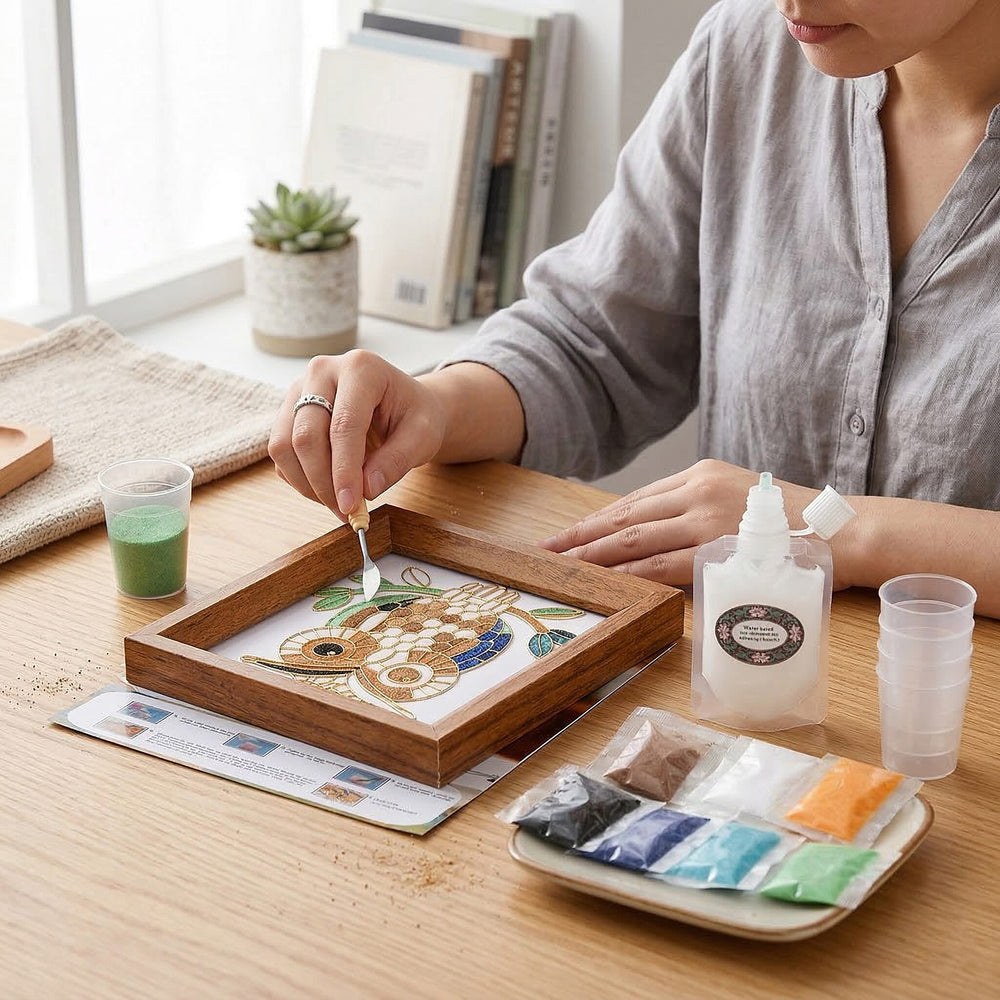 Picture Frame (Size - One Size) - Multi Color & Brown