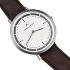 Pierre Cardin Quartz Mens Watch in Leather - Brown