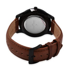 Pierre Cardin Quartz Mens Watch with Brown Leather Strap