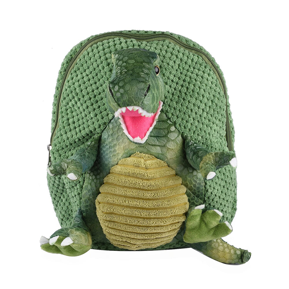 Christmas Gift Idea - Plush Dinosaur Backpack - Green