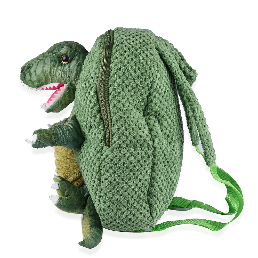 Christmas Gift Idea - Plush Dinosaur Backpack - Green