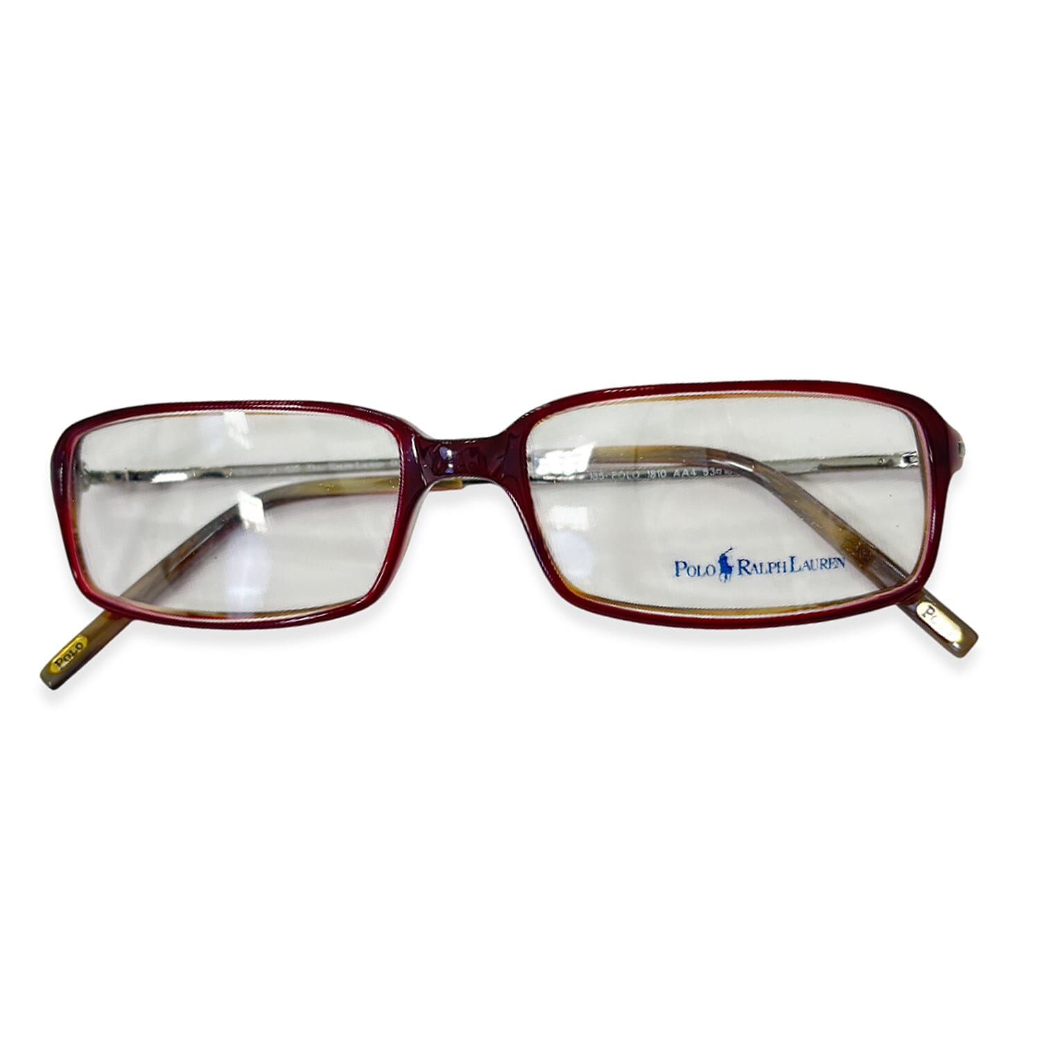 Polo Ralph Lauren Burgundy Combination Rectangular Readers (Power 1.5)