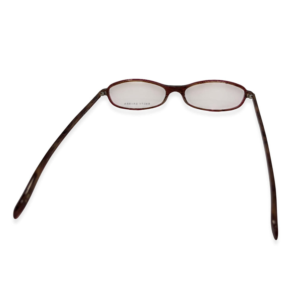 Polo Ralph Lauren Red Marble Effect Acetate Oval Readers (Power 2.5)