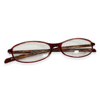 Polo Ralph Lauren Red Marble Effect Acetate Oval Readers (Power 4)