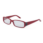 Polo Ralph Lauren Unisex Rectangular Reading Glasses with RL Metal Logo (Power 1.50) - Red