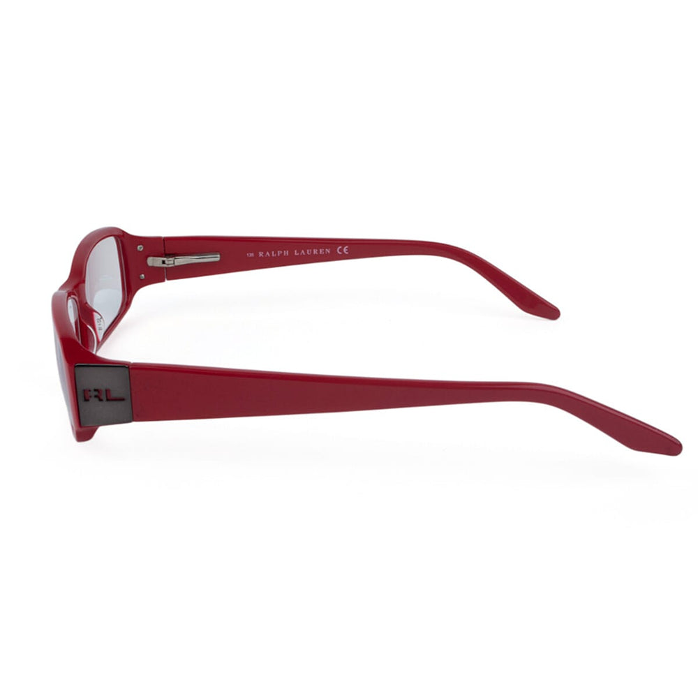 Polo Ralph Lauren Unisex Rectangular Reading Glasses with RL Metal Logo (Power 3.5) - Red