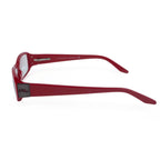 Polo Ralph Lauren Unisex Rectangular Reading Glasses with RL Metal Logo (Power 3.5) - Red