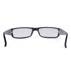 Polo Ralph Lauren Womens Purple Rectangular Reading Glasses with Metal Horse Logo (Power - 3.0)