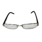 Polo Ralph Silver Metal Rim Readers With Black Acetate Sides And Polo Horse Logo (Power 2)