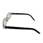 Polo Ralph Silver Metal Rim Readers With Black Acetate Sides And Polo Horse Logo (Power 2)
