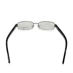 Polo Ralph Silver Metal Rim Readers With Black Acetate Sides And Polo Horse Logo (Power 2)
