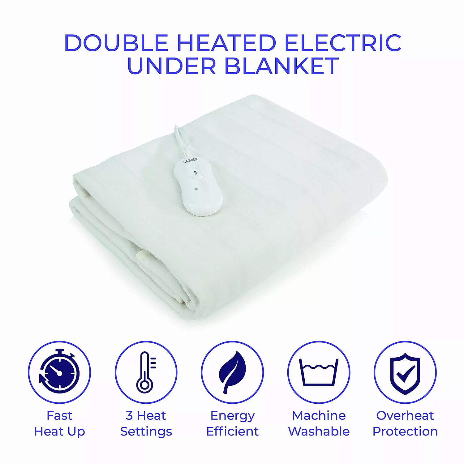 Polyester Blanket (Size 1x1 cm) - White