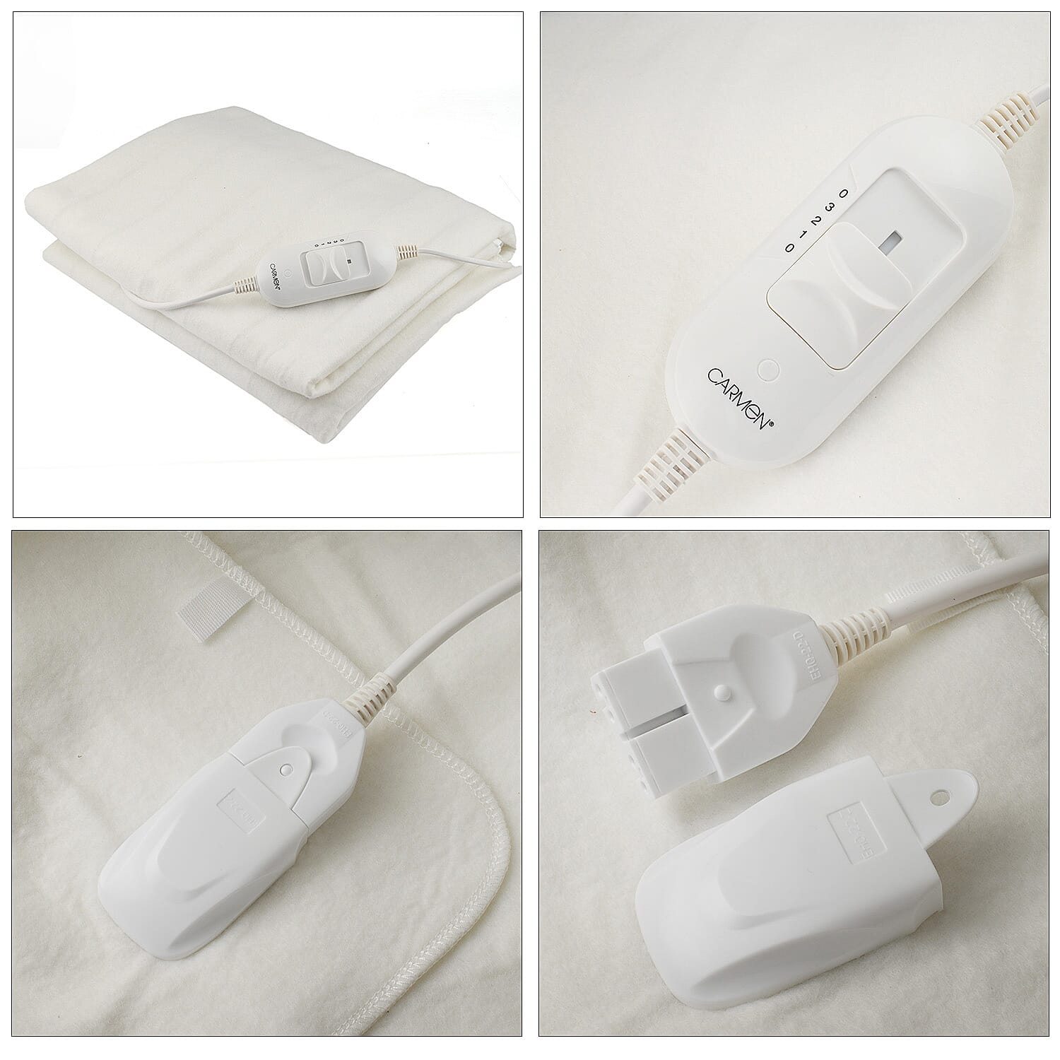 Polyester Blanket (Size 1x1 cm) - White
