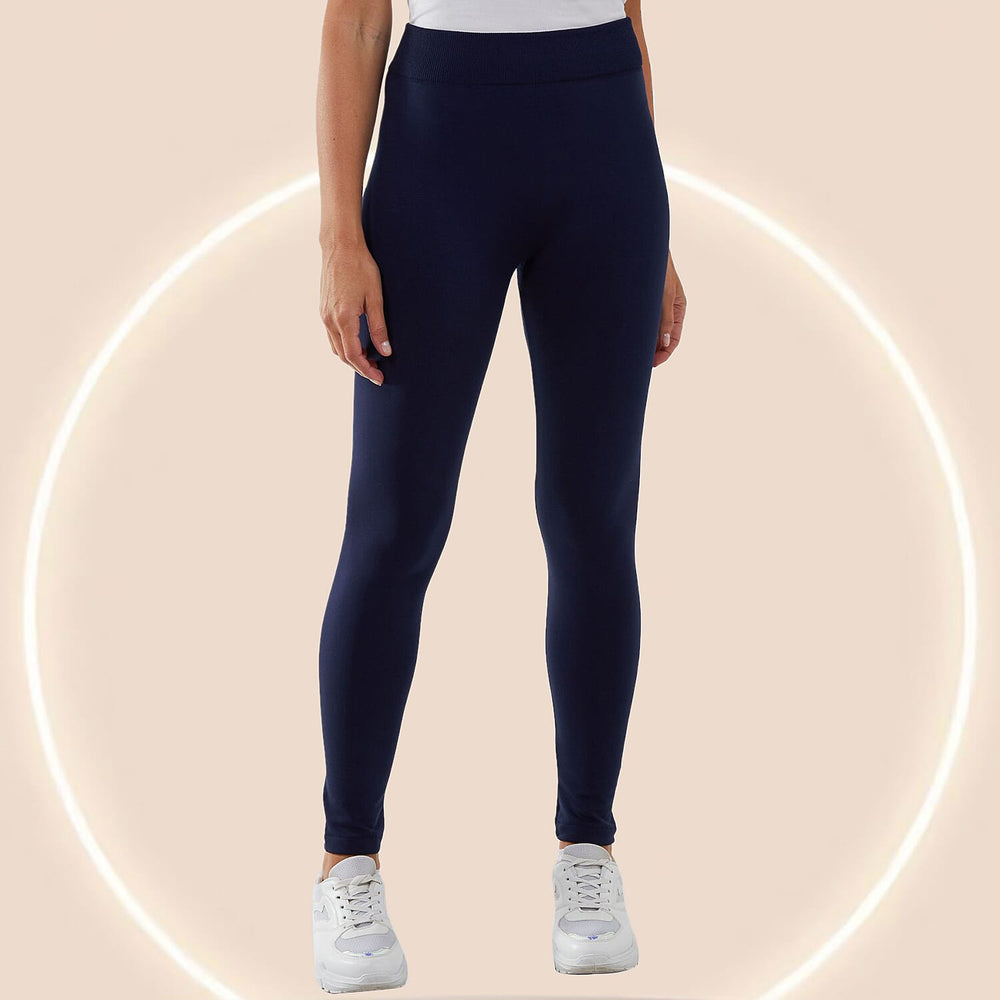NOVA OF LONDON Fleece Lined Legging (Size 20-22) - Navy