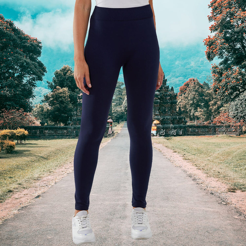 NOVA OF LONDON Fleece Lined Legging (Size 20-22) - Navy