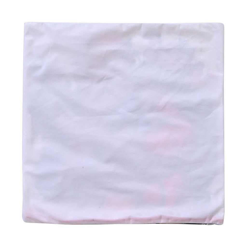 Santa Printed LED Cushion Cover with Filling - Red - (Requires 2AA Batteries - Not Incld)