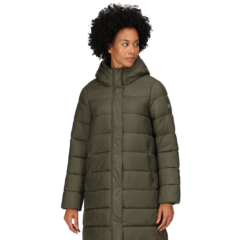 Polyester Coat (Size 1x1 cm) - Dark Khaki
