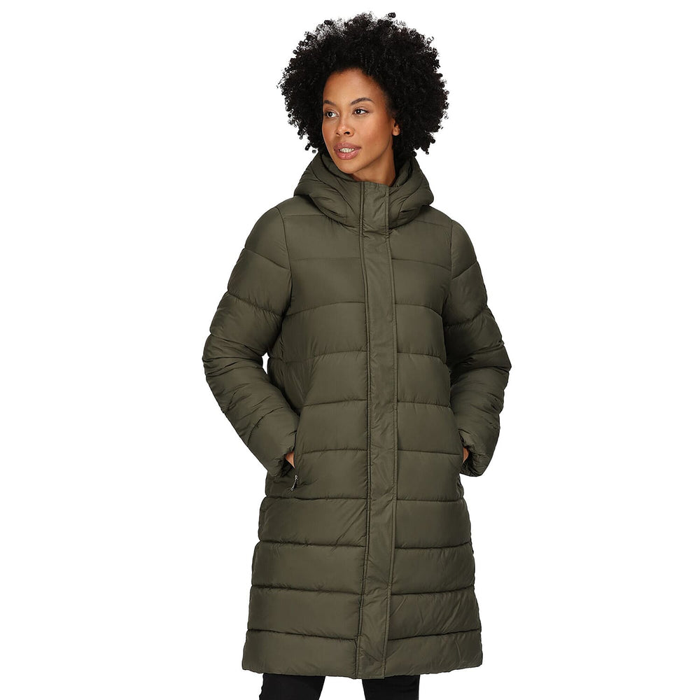 Polyester Coat (Size 1x1 cm) - Dark Khaki