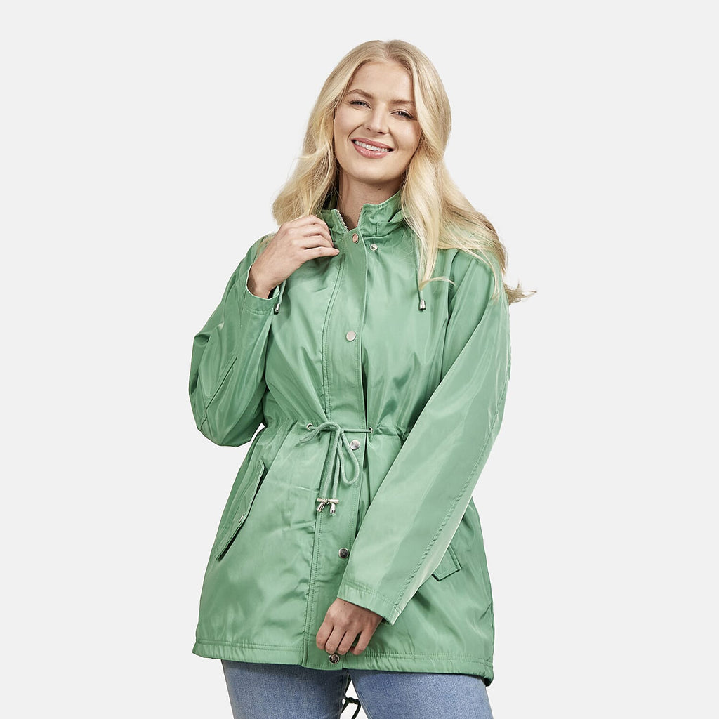 Mudflower Women’s Waterproof Hooded Raincoat