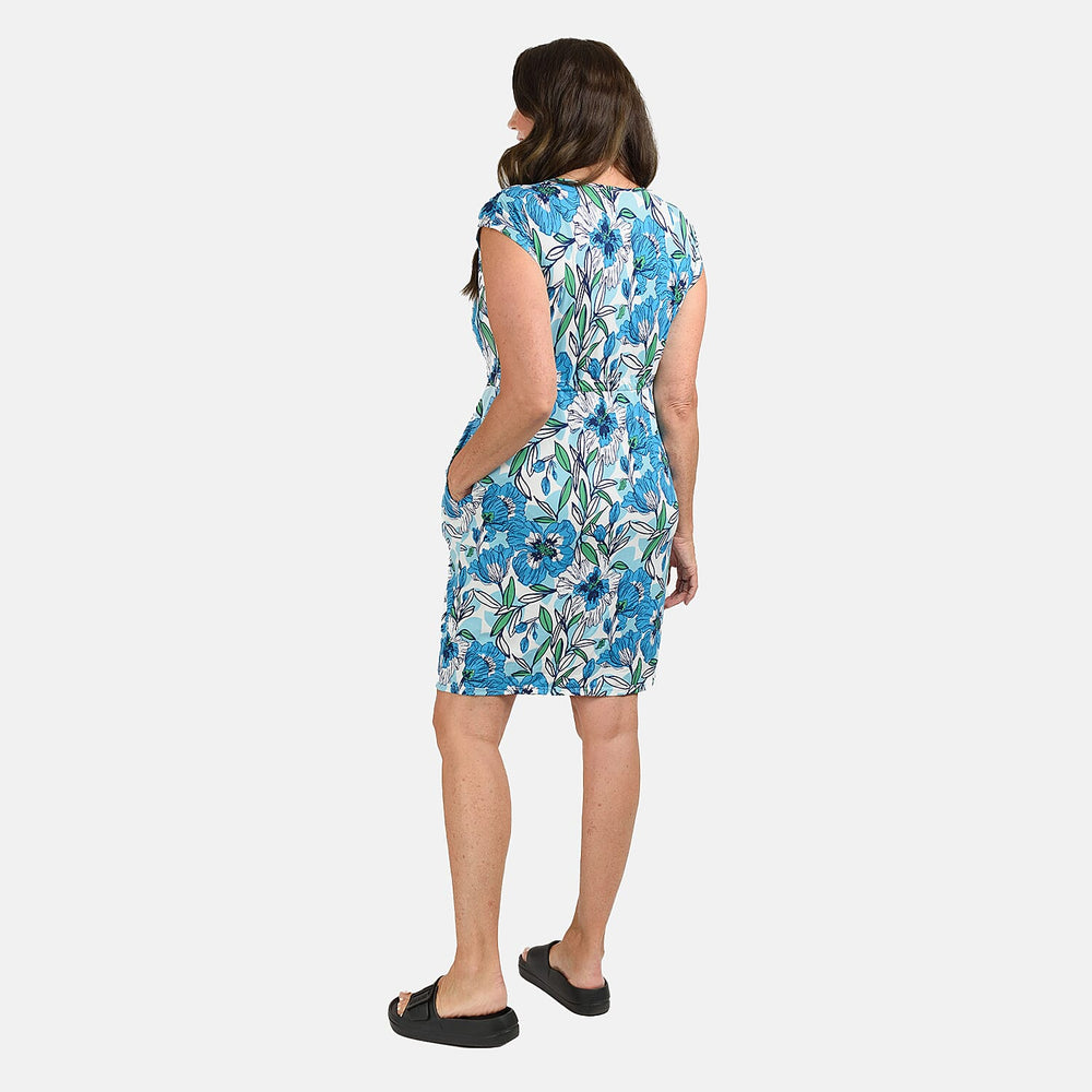 Polyester Dress (Size 1x1 cm) - Cobalt