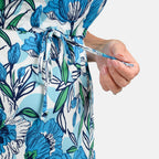 Polyester Dress (Size 1x1 cm) - Cobalt