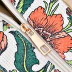 Floral Pattern Tote Bag with Handle Drop - Green