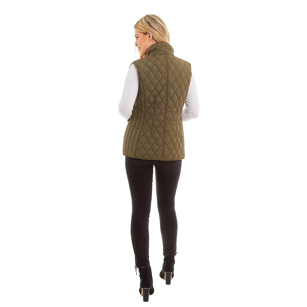 Charlotte West Caroline Padded Gilet (Size 10) - Green