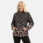 Polyester Jacket (Size 1x1 cm) - Black With Orange