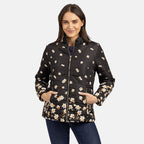 Polyester Jacket (Size 1x1 cm) - Black With Yellow