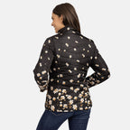 Polyester Jacket (Size 1x1 cm) - Black With Yellow