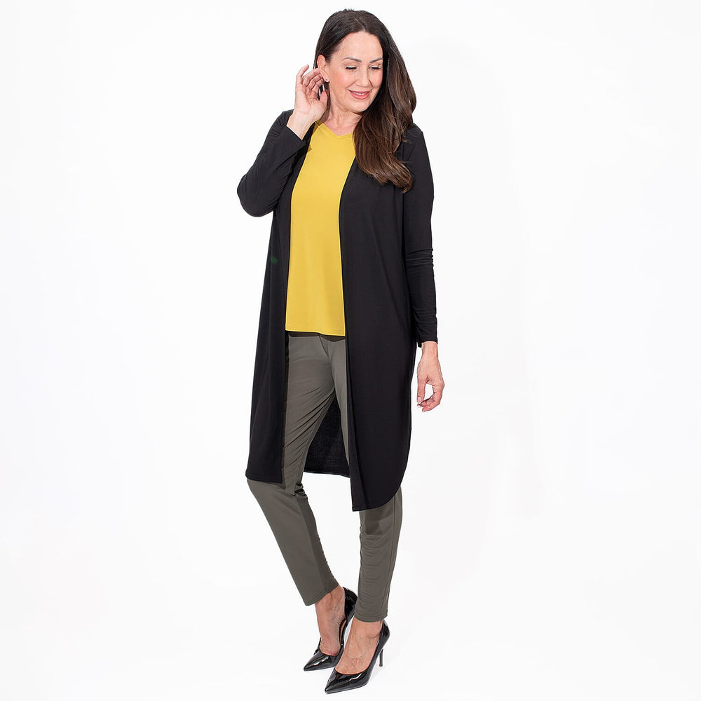 Styled By Long Line Jacket (Size L) - Black