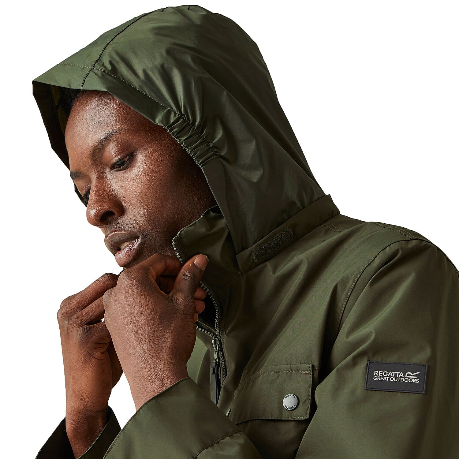 Polyester Jacket (Size 1x1 cm) - Dark Khaki