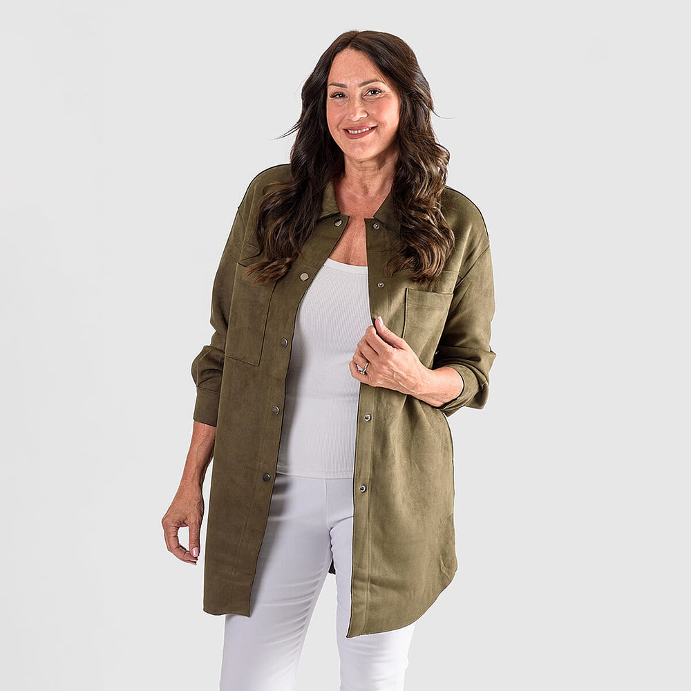 Polyester Jacket (Size 1x1 cm) - Khaki
