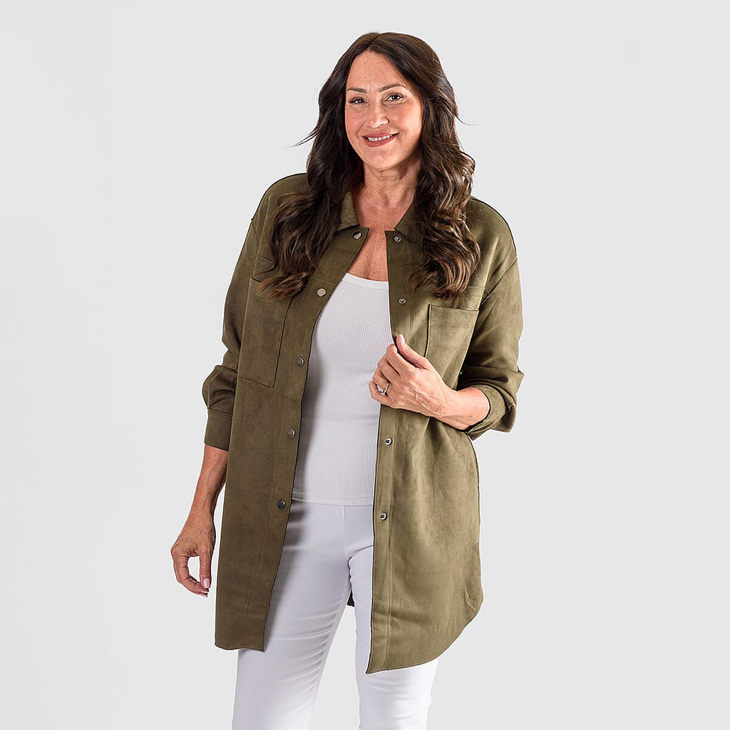 Polyester Jacket (Size 1x1 cm) - Khaki