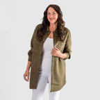 Polyester Jacket (Size 1x1 cm) - Khaki