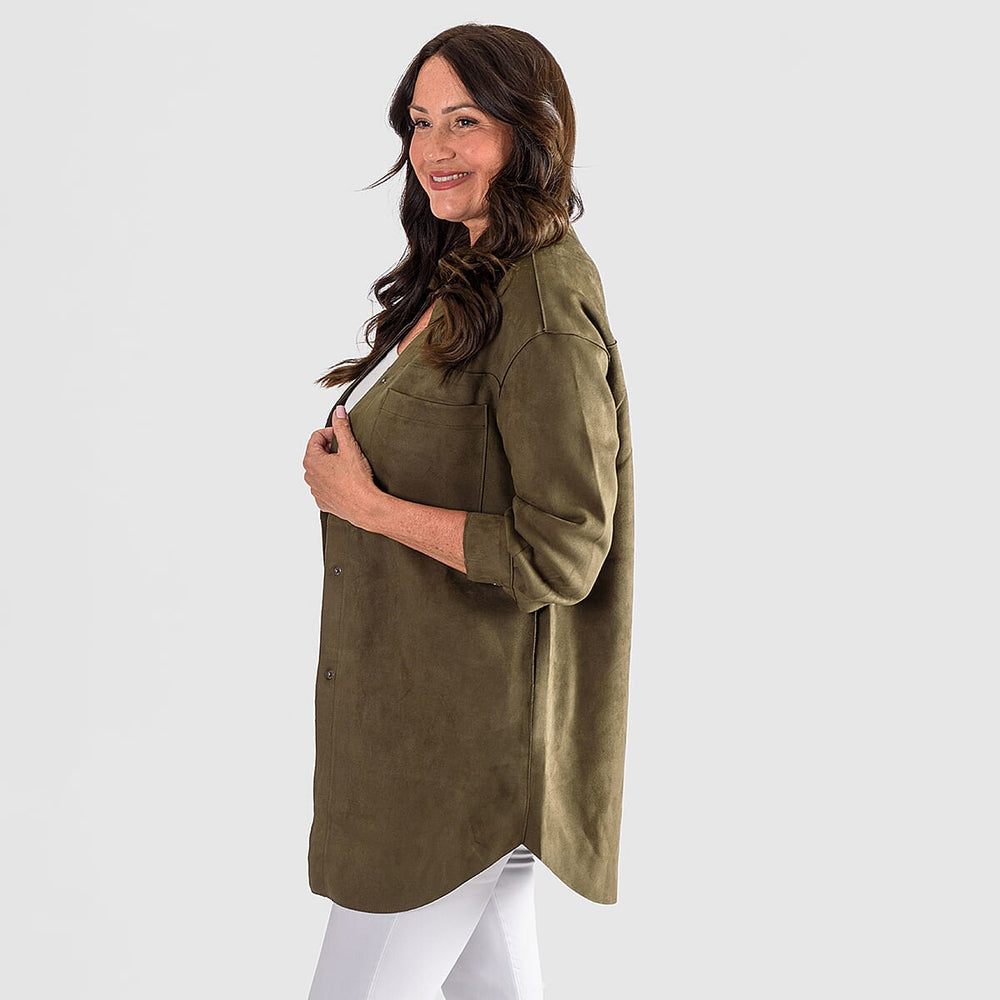 Polyester Jacket (Size 1x1 cm) - Khaki