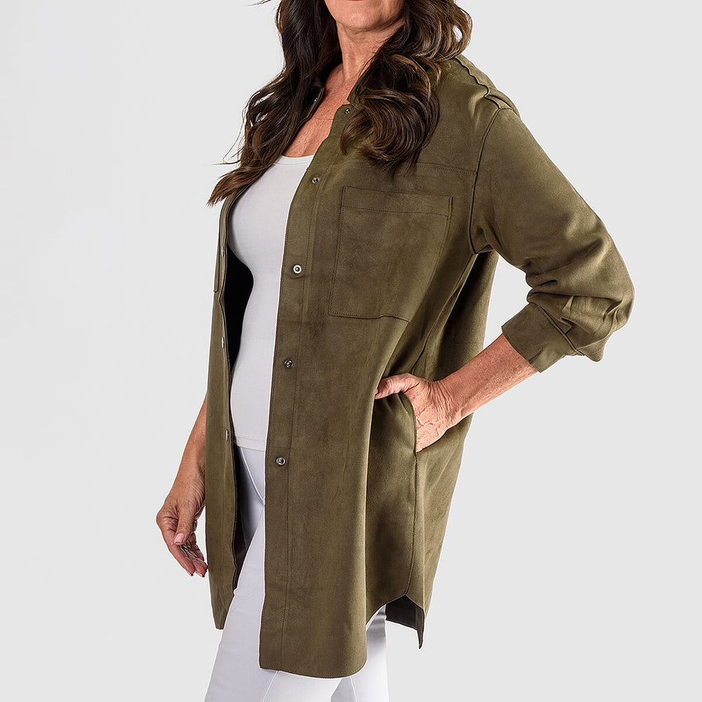 Polyester Jacket (Size 1x1 cm) - Khaki