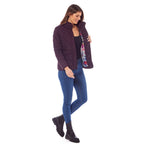 Charlotte West Autumn Winter GREENWICH Quilted Jacket  (Size 16) - Plum